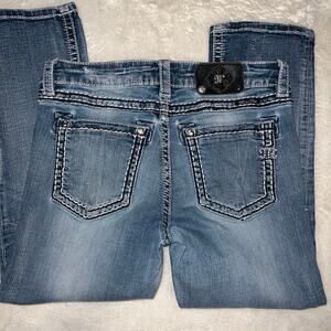 Miss Me Vintage Boyfriend Capris Size 28 Mid Rise Style No: JB5014P80 Distressed